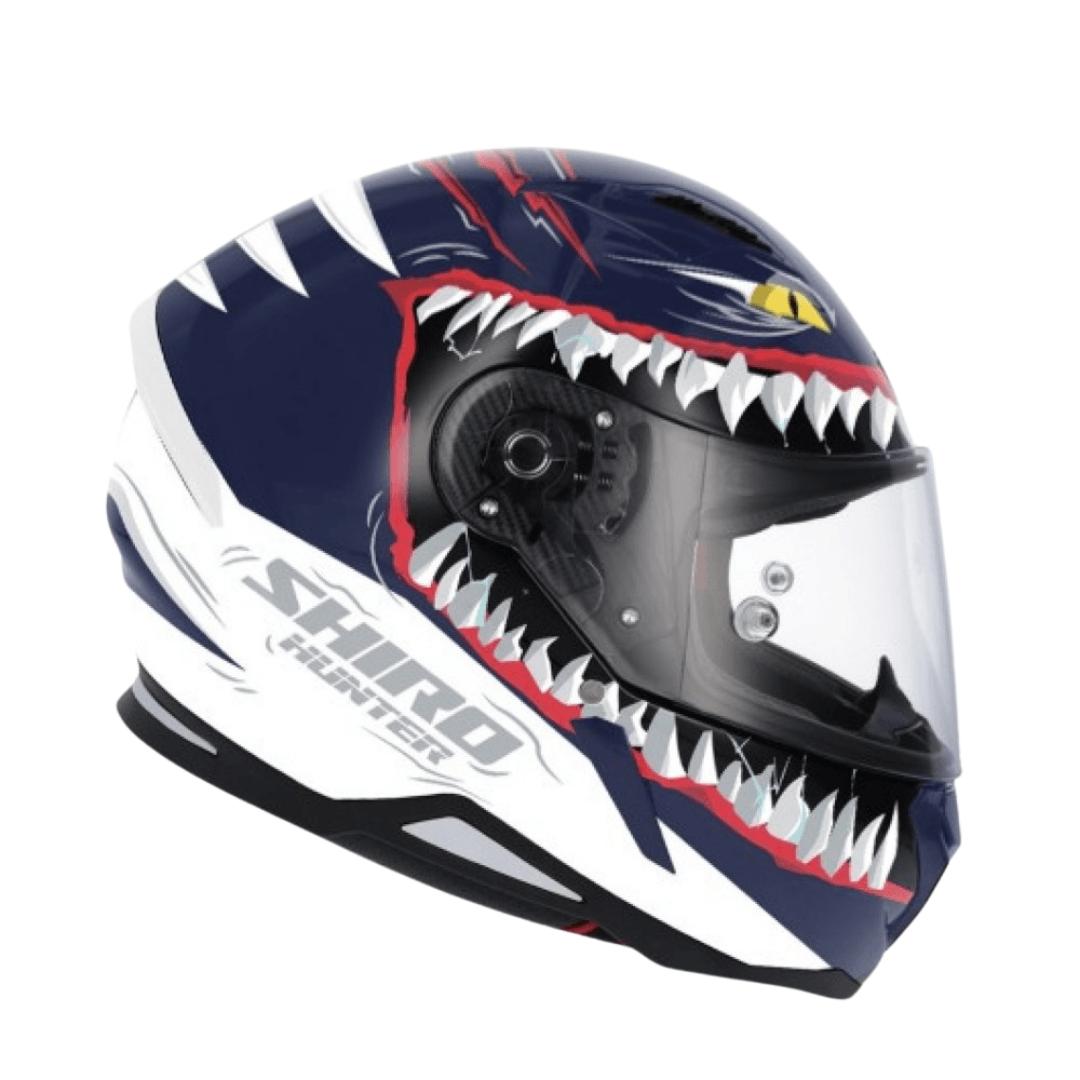 Shiro Hunter Shark Fullface Motosiklet Kaskı