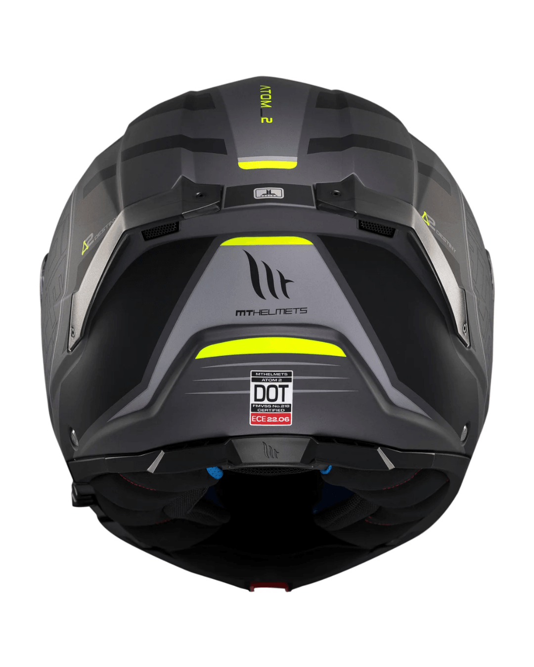 Mt Helmets Atom 2 Sv Destiniy C2 Mat Siyah Çene Açılır Motosiklet Kaskı
