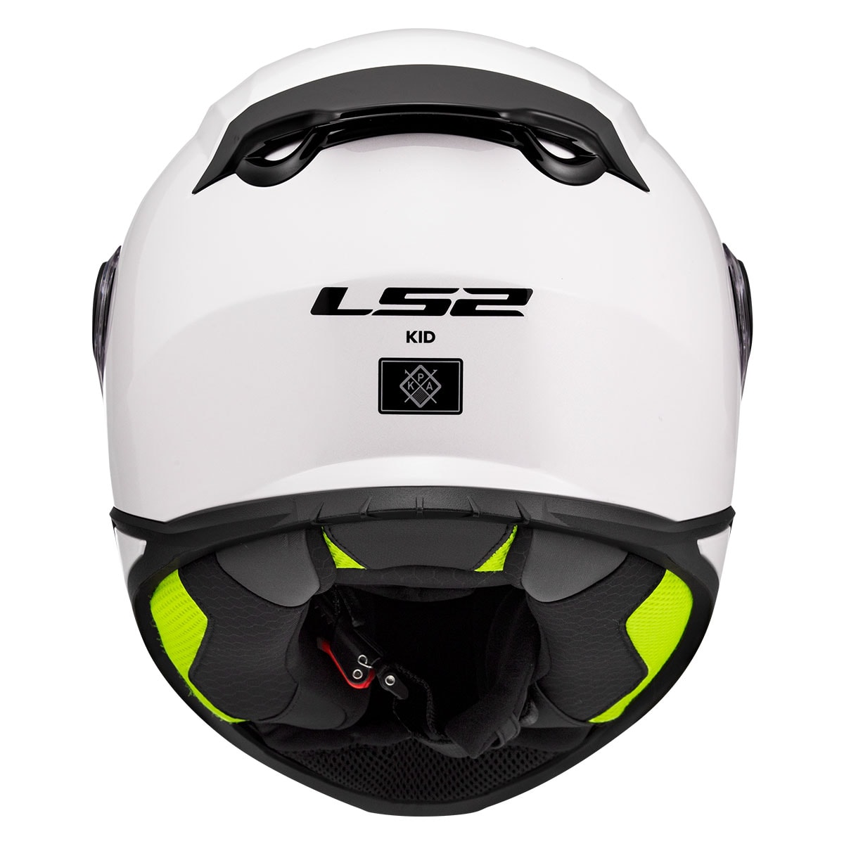 Ls2 Kid Beyaz Fullface Çocuk Motosiklet Kaskı