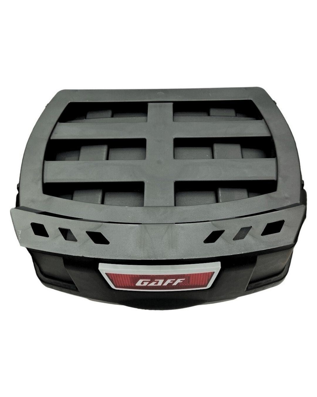 Gaff G48 Siyah 48 Litre Motosiklet Topcase Arka Çanta + Alt Tabla + Üst Bagaj