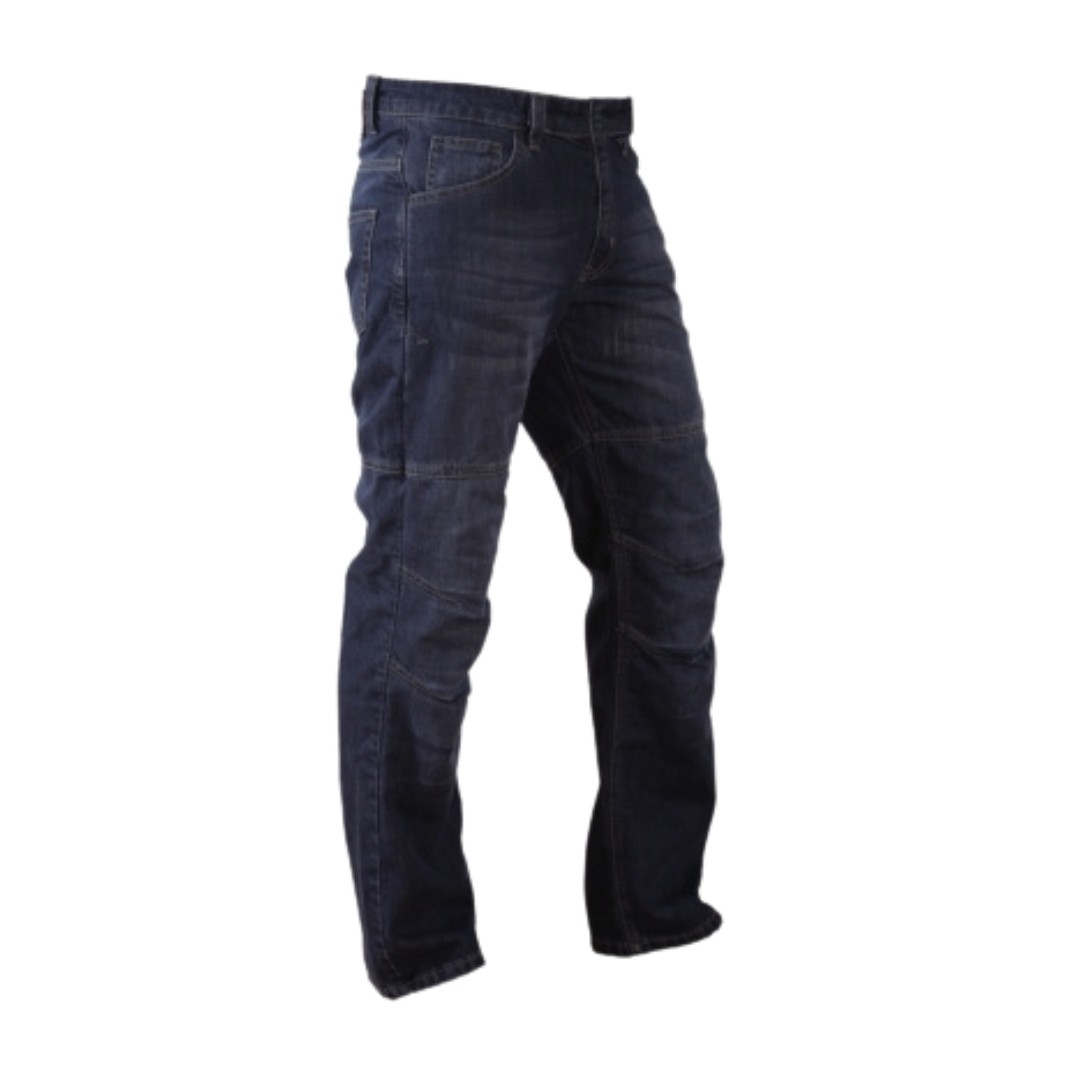 Tech90 Otto Koyu Mavi Kevlar Korumalı Motosiklet Pantolonu