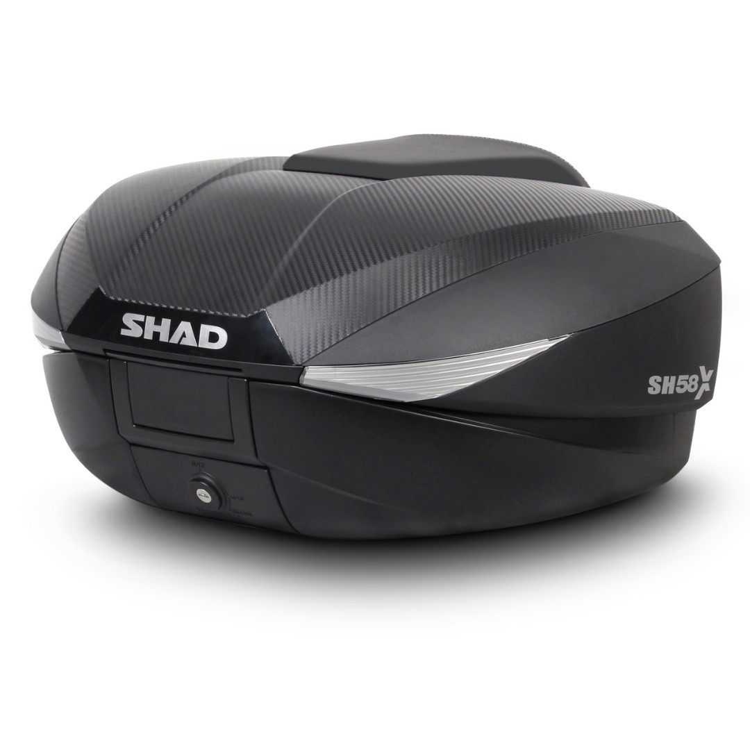 SHAD SH58X KARBON 3 KADEMELİ MOTOSİKLET TOPCASE ARKA ÇANTA - 2. SERİ