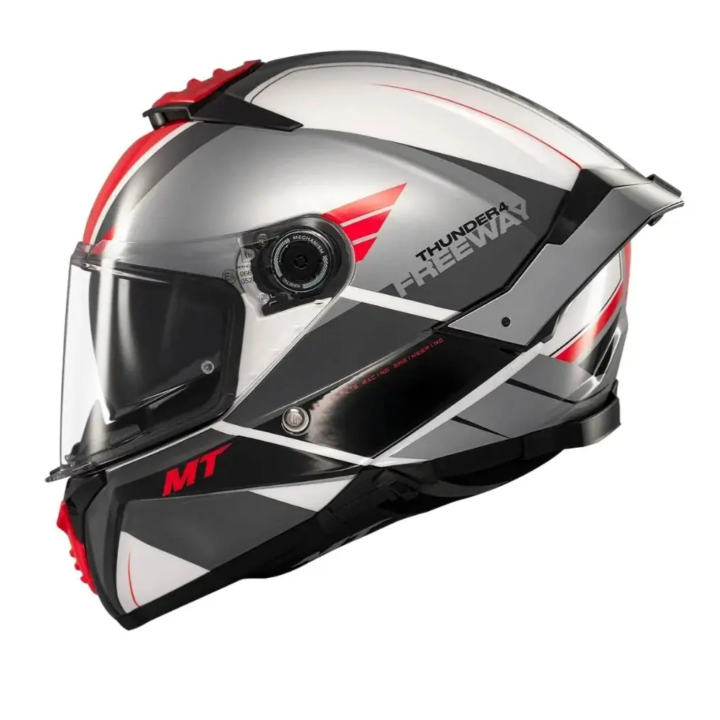 Mt Helmets Thunder 4 Sv Freeway A5 Parlak Mavi Fullface Motosiklet