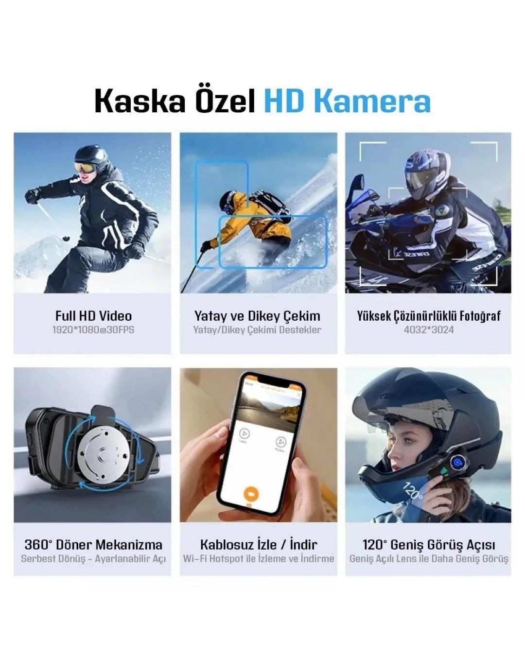 Fazer F29 Kameralı Bluetooth Intercom 