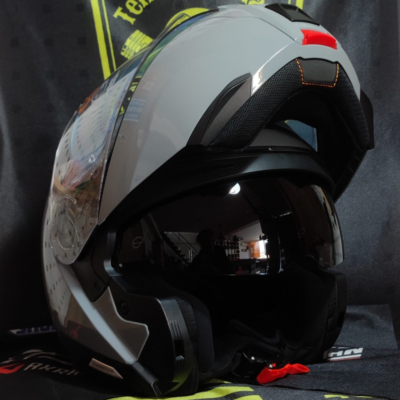 SCHUBERTH C5 CONCRETE GREY ÇENE AÇILIR MOTOSİKLET KASKI + PINLOCK