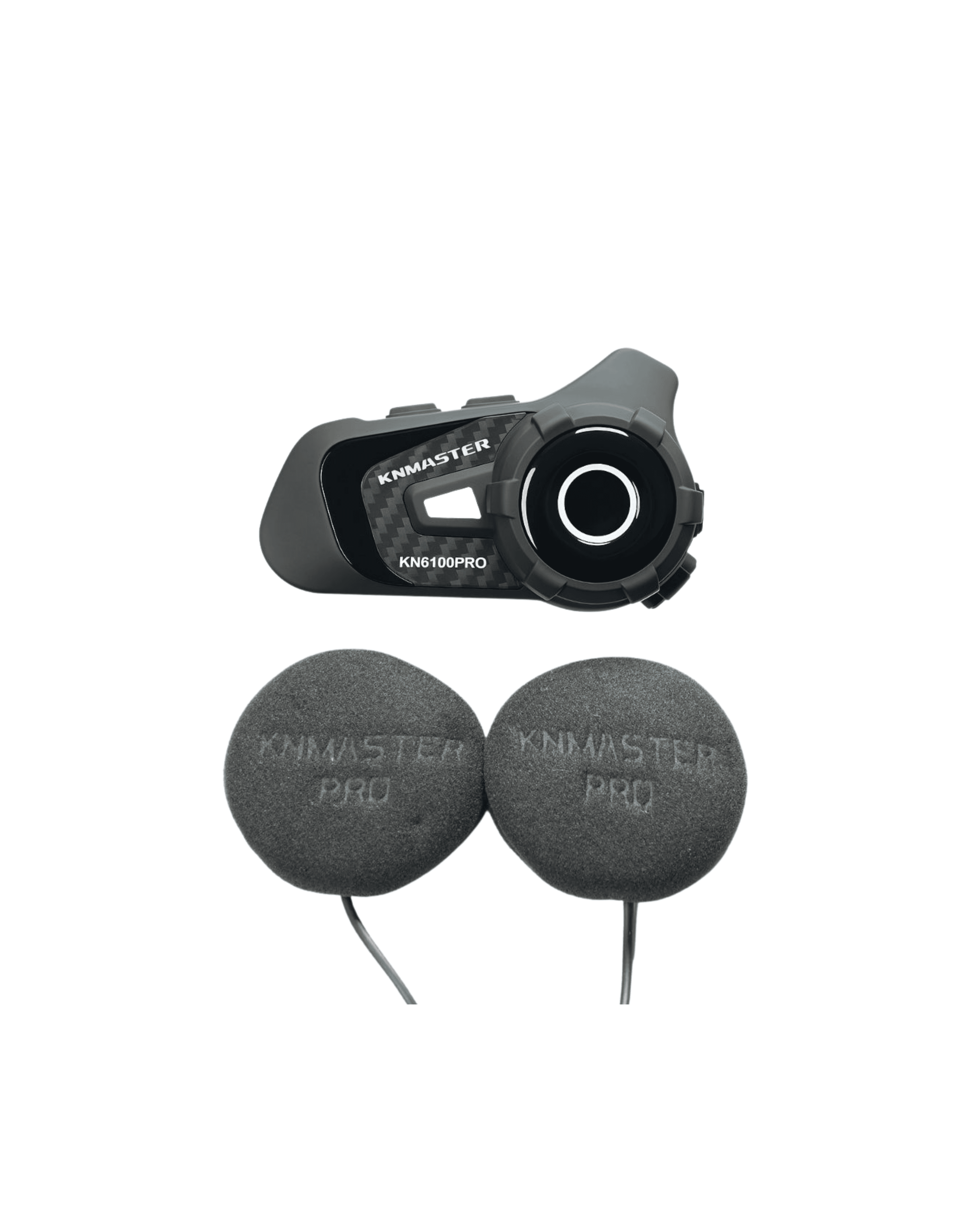 Knmaster KN6100 Pro 3. Nesil Karbon Çantalı Bluetooth Intercom