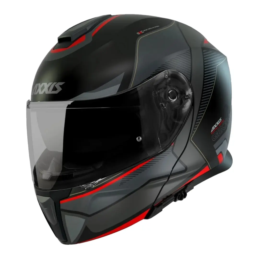 Axxis Gecko SV Capital B1 Mat Siyah Çene Açılır Motosiklet Kaskı