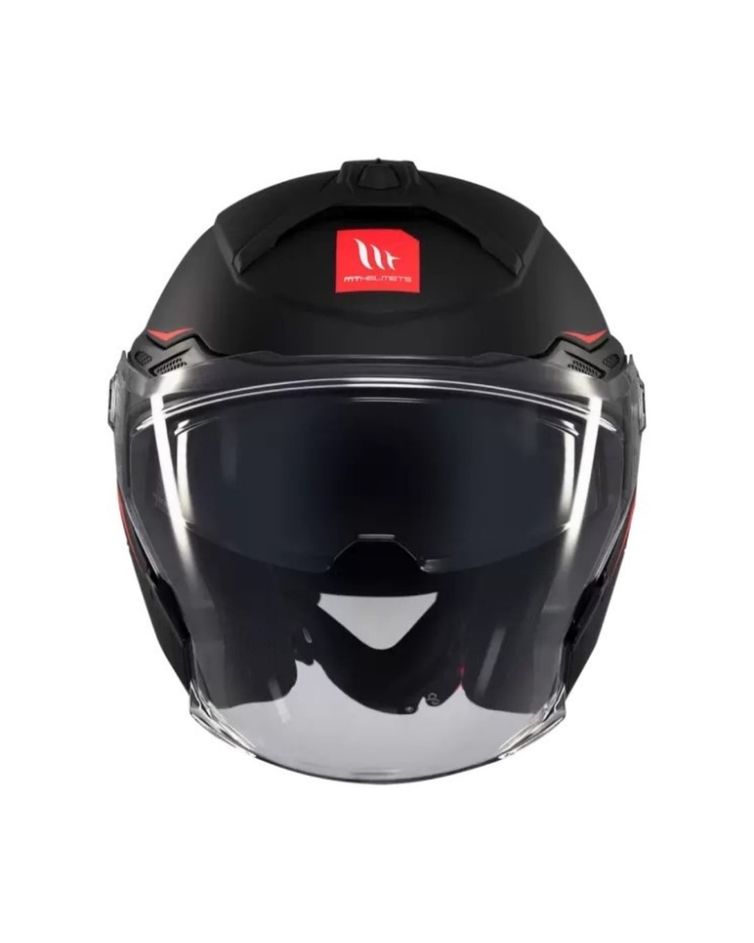 Mt Helmets Cosmo Sv Silence A1 Mat Siyah Yarım Motosiklet Kaskı