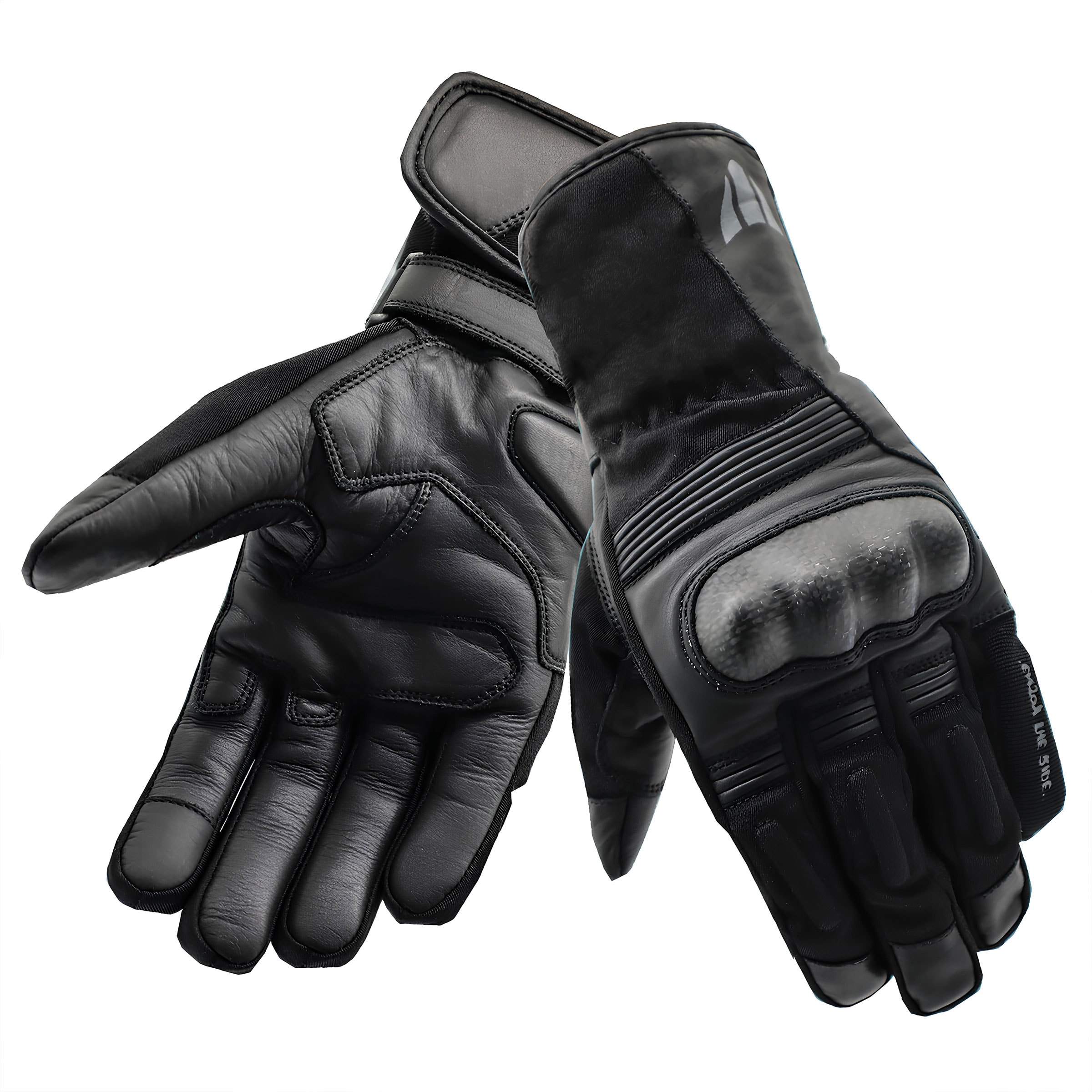 Vexo Carbon H2O Siyah Motosiklet Eldiveni