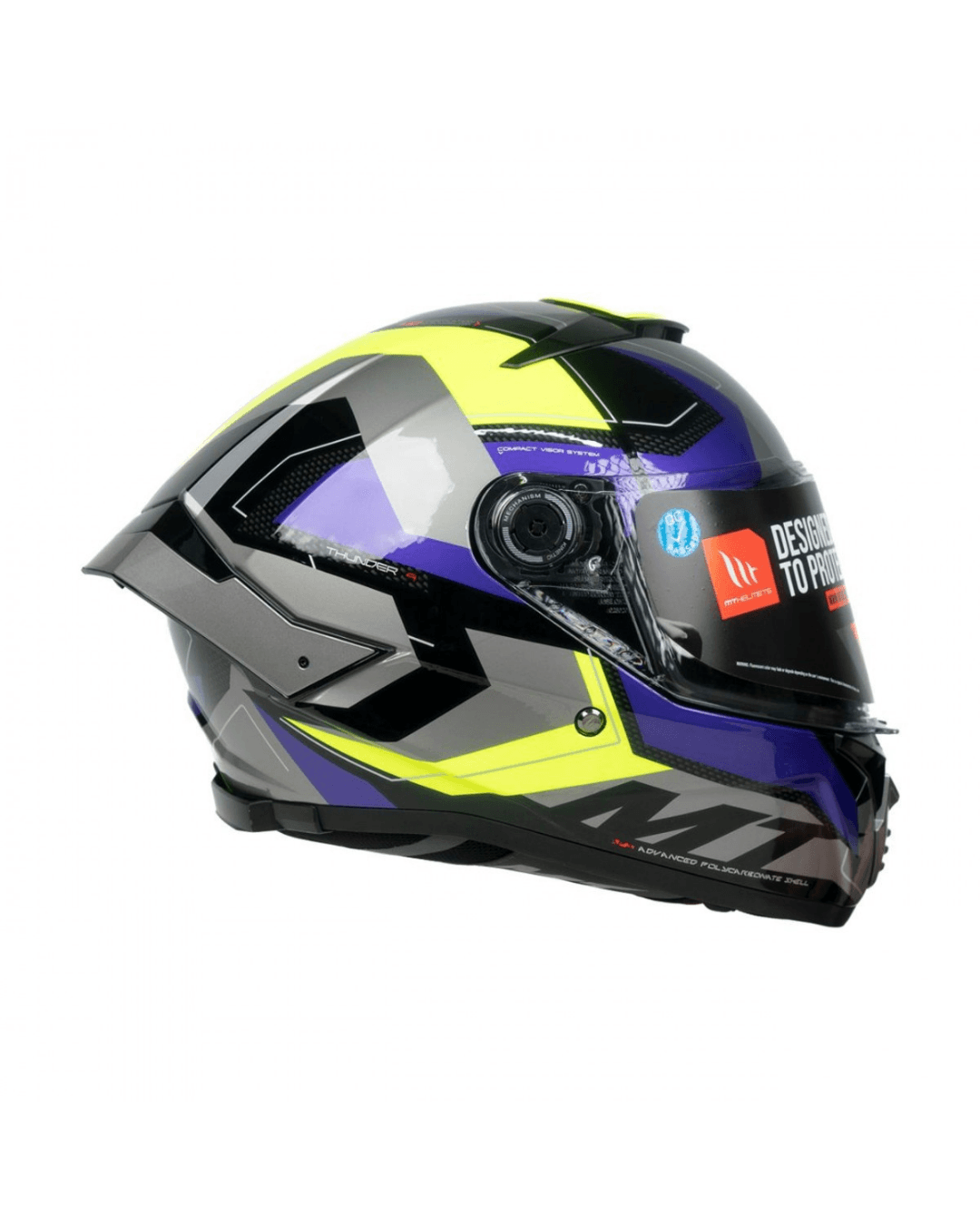 Mt Helmets Thunder 4 Sv Valiant B2 Gloss Gray Fullface Motosiklet Kaskı