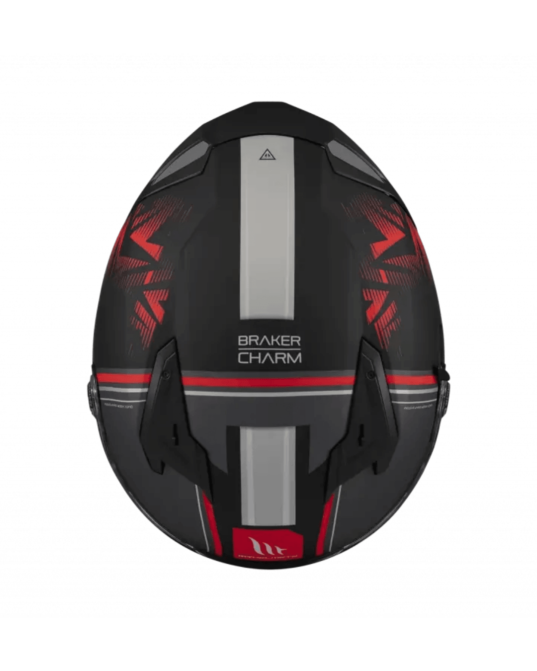 Mt Helmets Braker Sv Charm B5 Mat Siyah/Kırmızı Fullface Motosiklet Kaskı