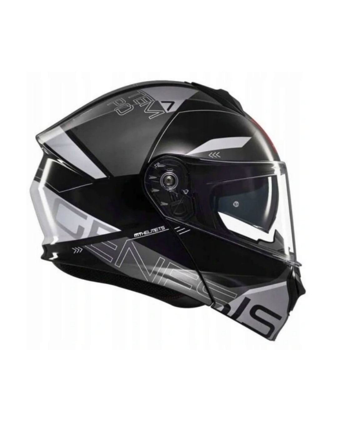 Mt Helmets Genesis Sv Atempo B2 Parlak Siyah Çene Açılır Motosiklet Kaskı