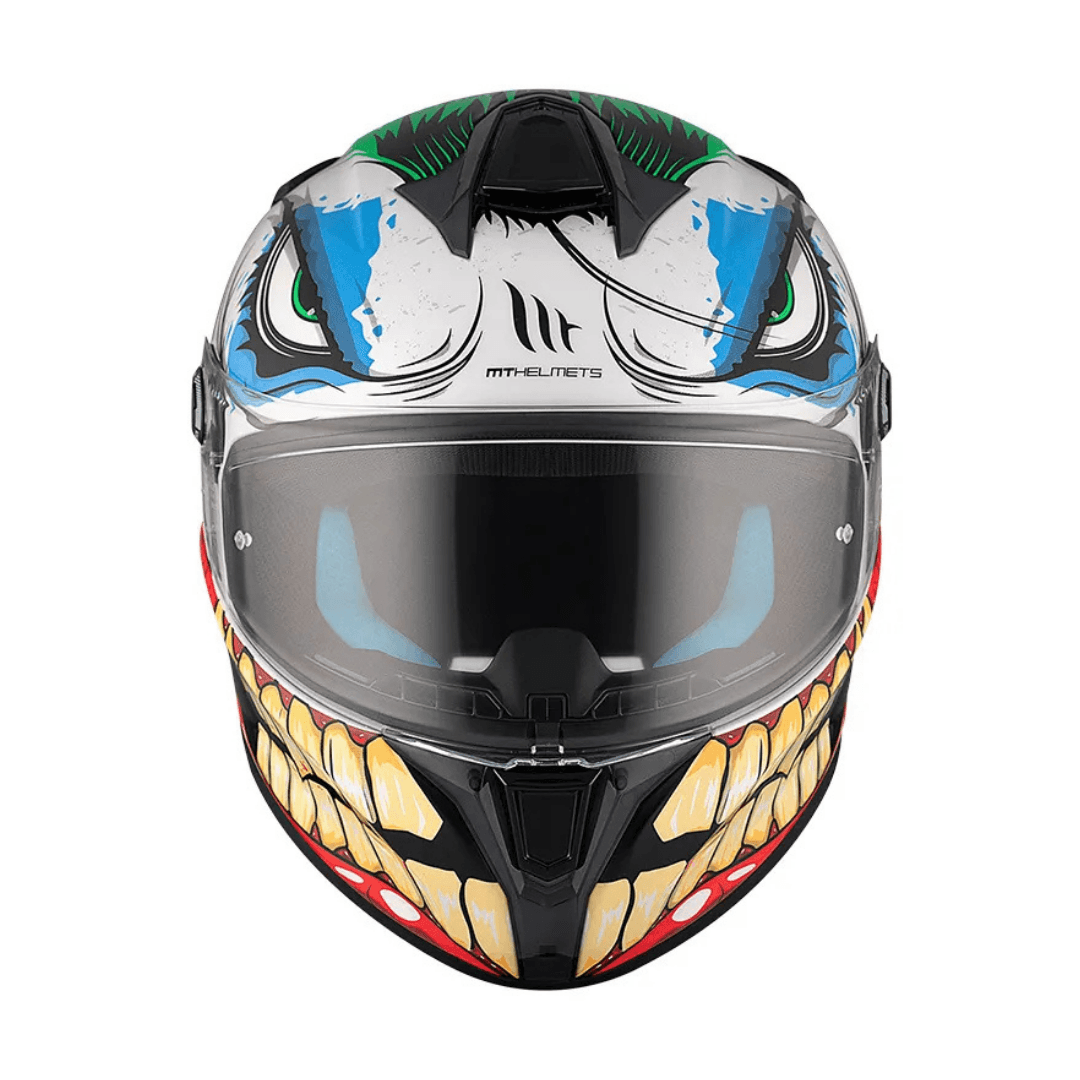 MT HELMETS TARGO S SOLID JOKER A5 PARLAK FULLFACE MOTOSİKLET KASKI