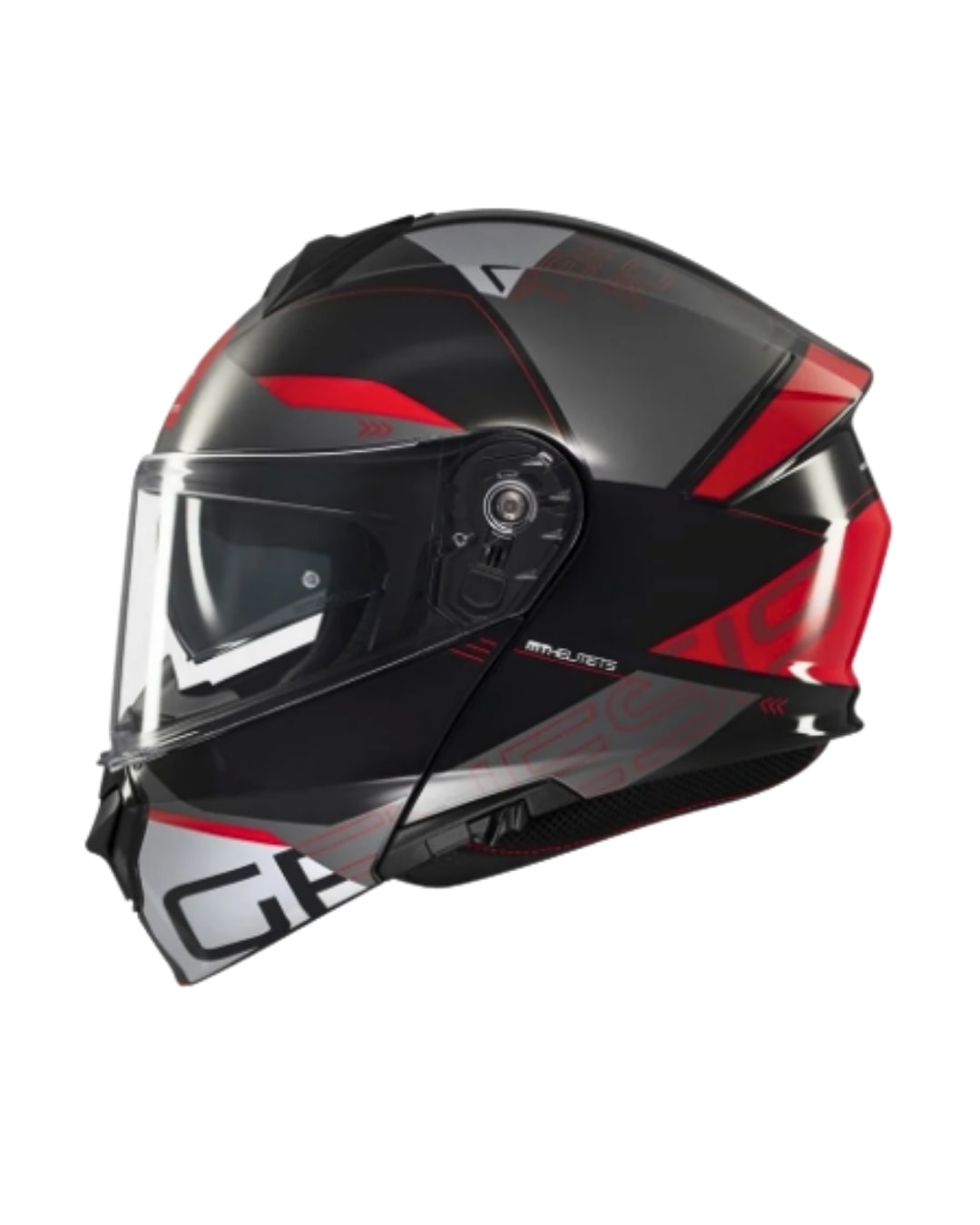 Mt Helmets Genesis Sv Atempo B15 Parlak Siyah/Kırmızı Çene Açılır Motosiklet Kaskı