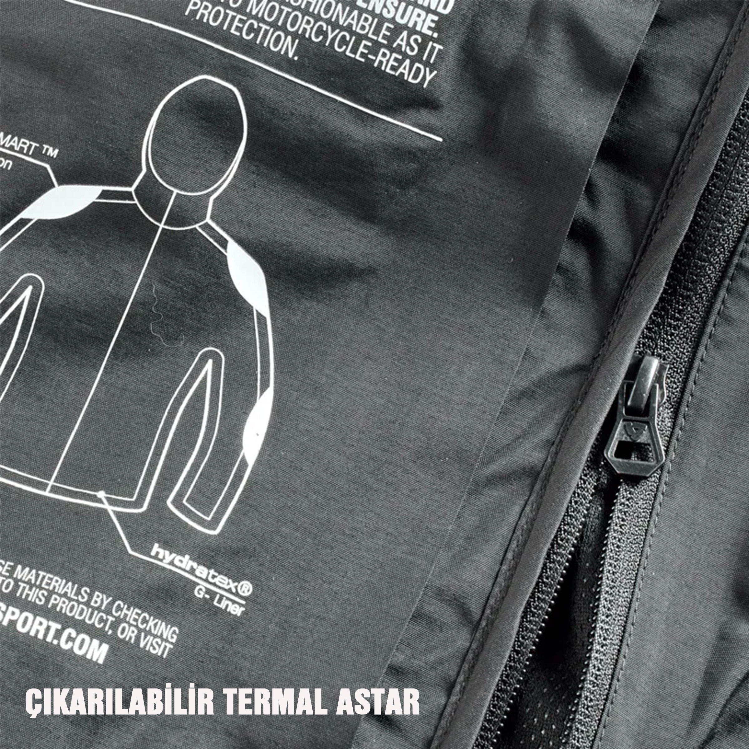 Revit Voltiac 3 H2O Gri/Siyah 4 Mevsim Motosiklet Montu