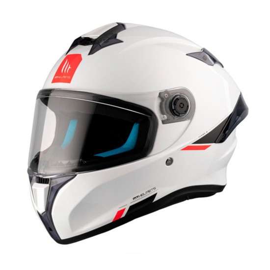 MT HELMETS TARGO S SOLID MAT İNCİ BEYAZI FULLFACE MOTOSİKLET KASKI