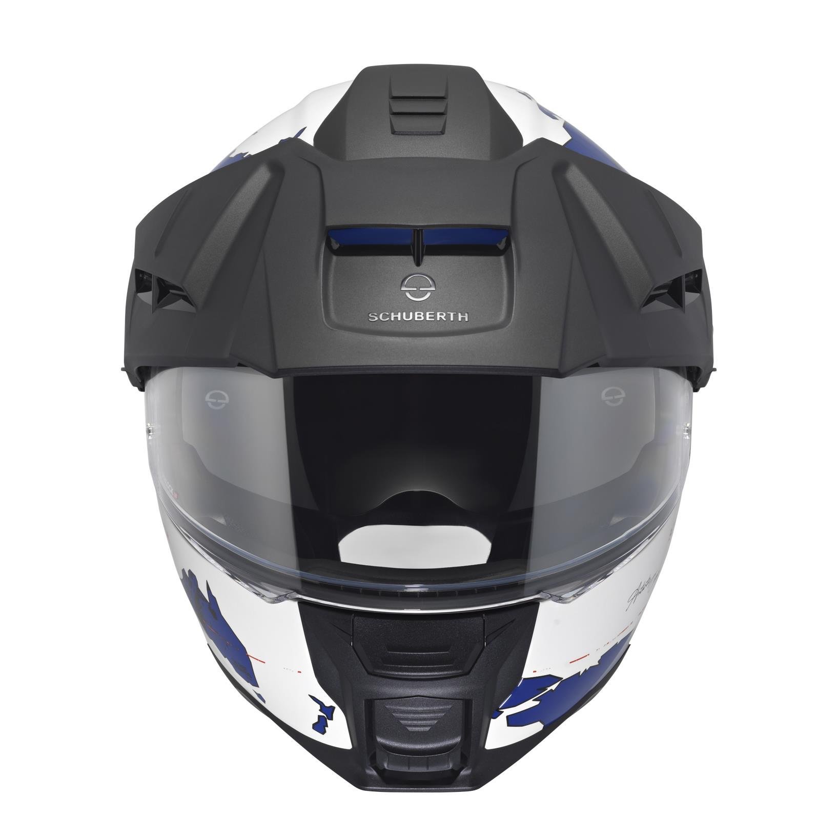 Schuberth E2 Atlas Blue Sökülebilir Terekli Çene Açılır Motosiklet Kaskı
