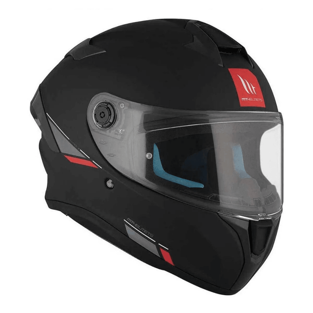 MT HELMETS TARGO S SOLID MAT SİYAH FULLFACE MOTOSİKLET KASKI