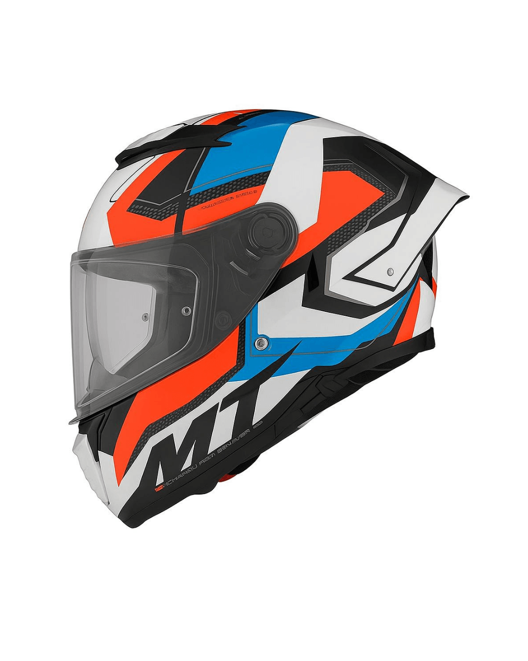 Mt Helmets Thunder 4 Sv Valiant A0 Gloss Pearl White Fullface Motosiklet Kaskı