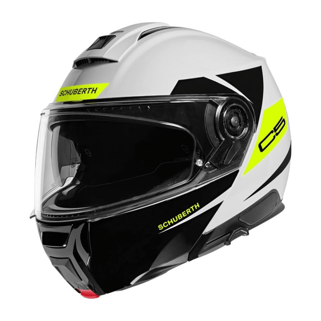 SCHUBERTH C5 ECLİPSE YELLOW ÇENE AÇILIR MOTOSİKLET KASKI + PINLOCK