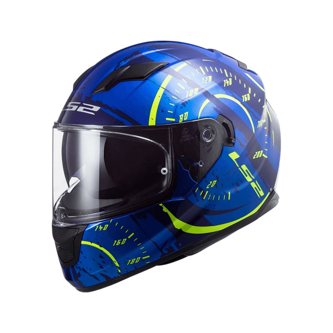 LS2 STREAM EVO TACHO MAVİ FULLFACE MOTOSİKLET KASKI