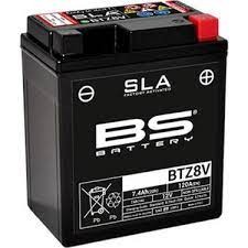 BS BATTERY MOTOSİKLET AKÜLERİ - YENİ ÜRETİM TARİHLİ - BTZ8V-SLA