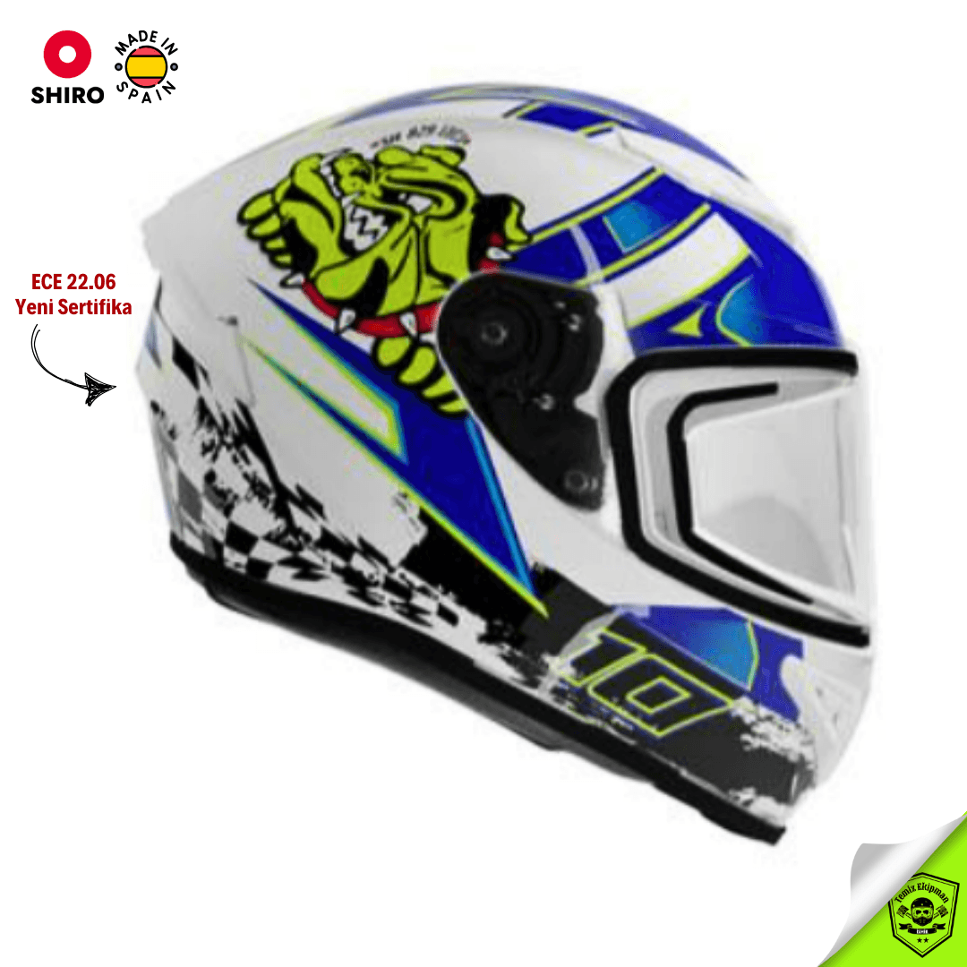 SHIRO SH-870 FIGHTER LUCA FULLFACE MOTOSİKLET KASKI