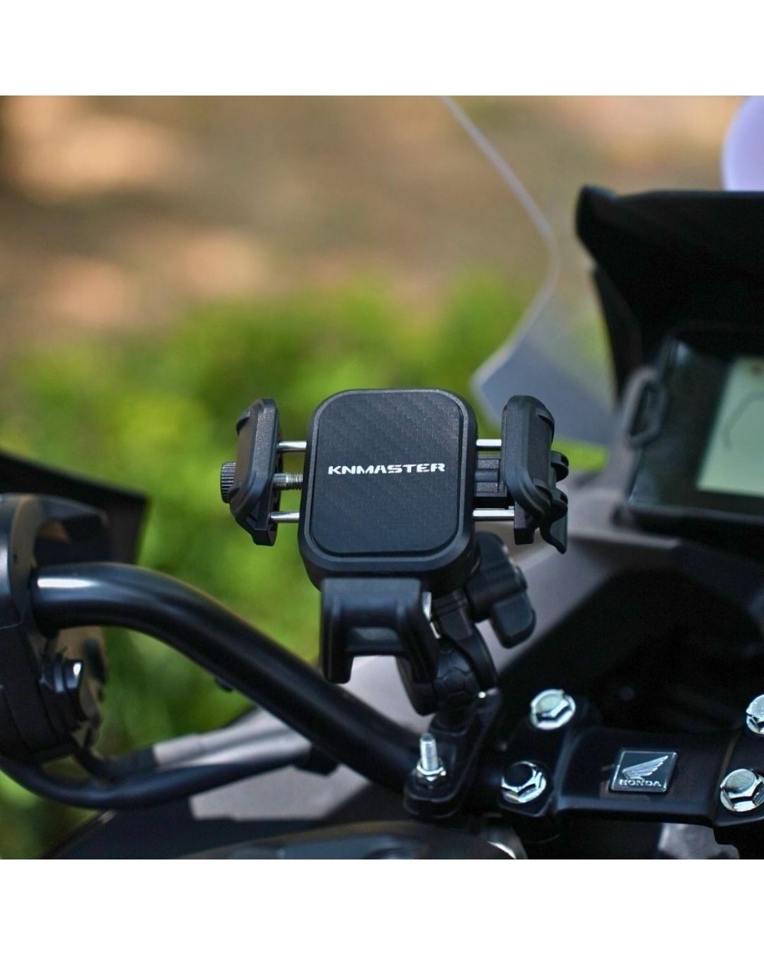 Knmaster Tt-870 Gidon Bağlantılı Titreşim Önleyicili Motosiklet Telefon Tutucu
