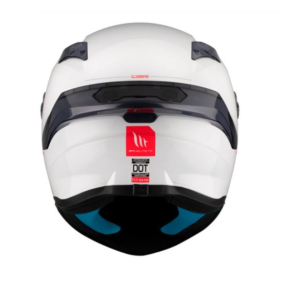 MT HELMETS TARGO S SOLID MAT İNCİ BEYAZI FULLFACE MOTOSİKLET KASKI