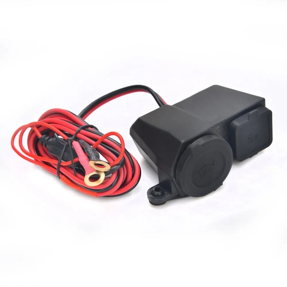 Motosiklet Çakmaklık ve USB Şarj Aleti