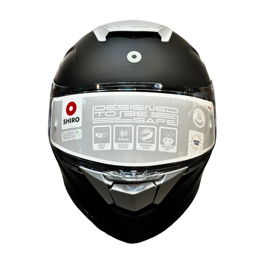 SHIRO RAPTOR SV SİYAH FULLFACE MOTOSİKLET KASKI