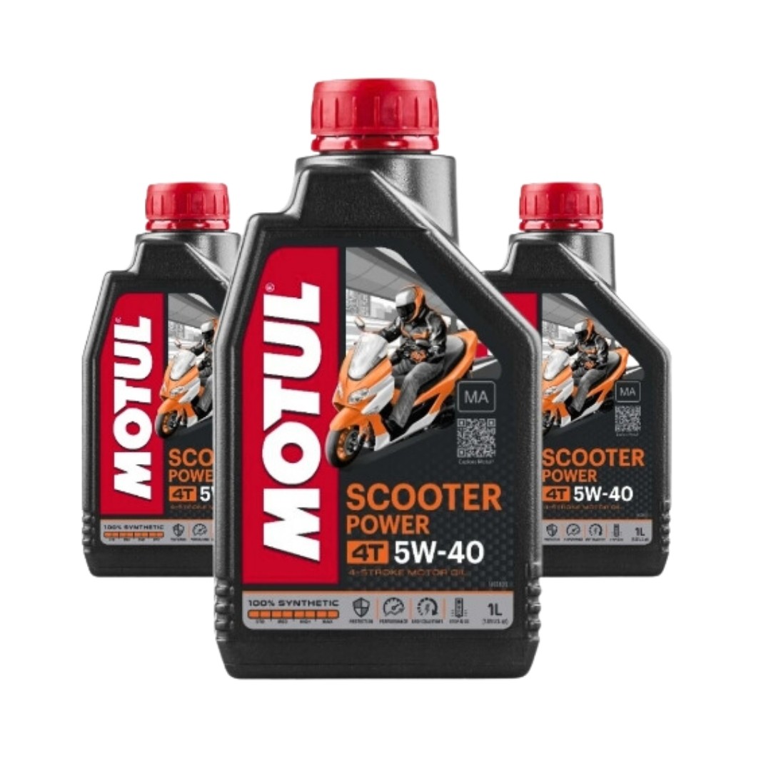 MOTUL SCOOTER POWER 4T 5W-40 MOTOR YAĞI 1 LİTRE