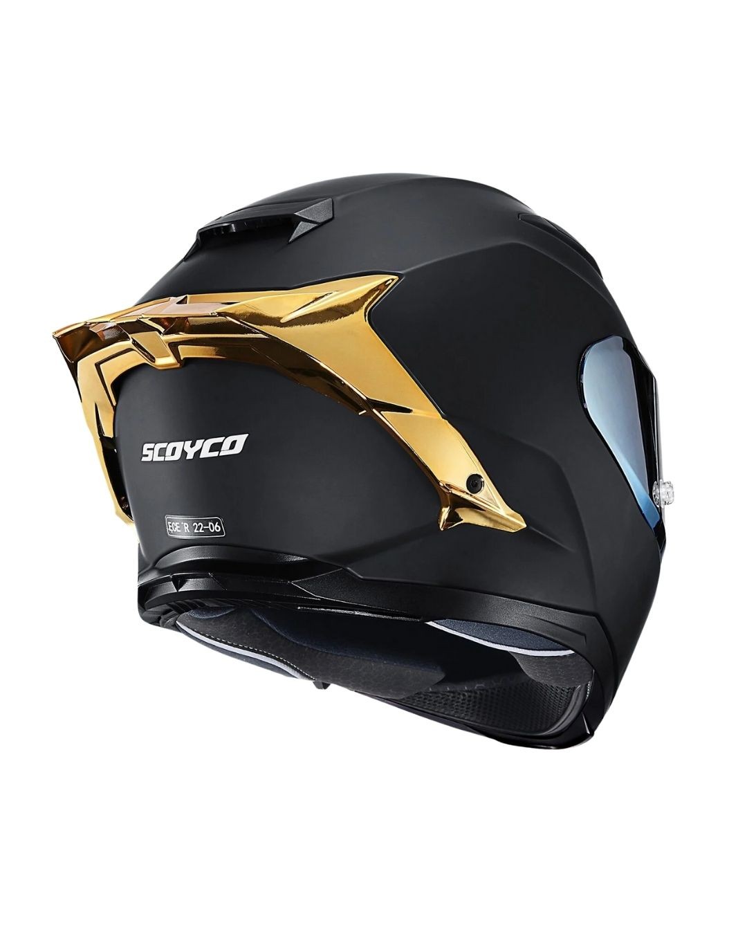 Scoyco Ff-871 Yaksha Mat Siyah Fullface Motosiklet Kaskı
