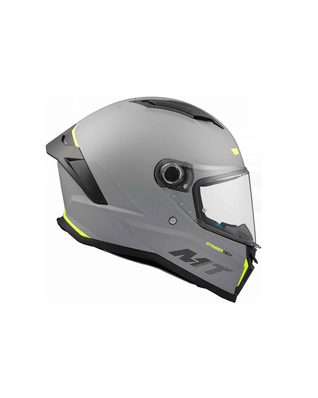 Mt Helmets Stinger 2 Solid A12 Parlak Gri Fullface Motosiklet Kaskı
