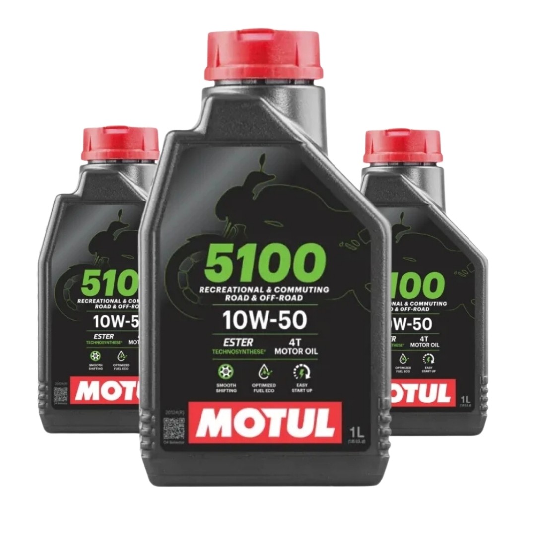 MOTUL YENİ SERİ 5100 10W50 4T 1 LİTRE MOTOR YAĞI