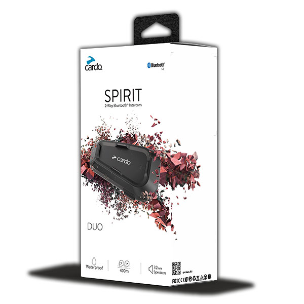 Cardo Spirit Duo Bluetooth Intercom İkili Paket