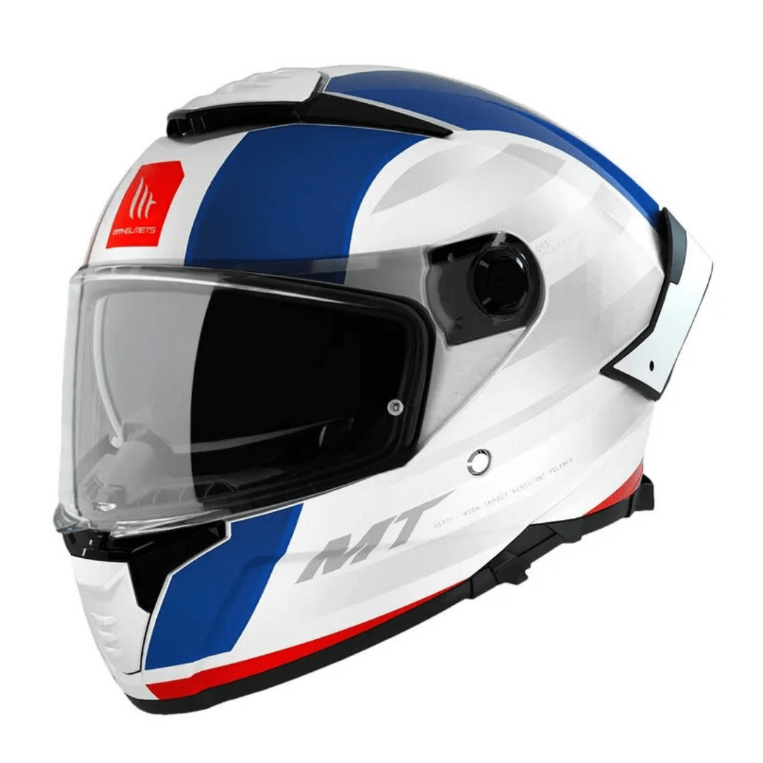 MT HELMETS THUNDER 4 SV TREADS C7 PARLAK MAVİ/KIRMIZI FULLFACE MOTOSİKLET KASKI