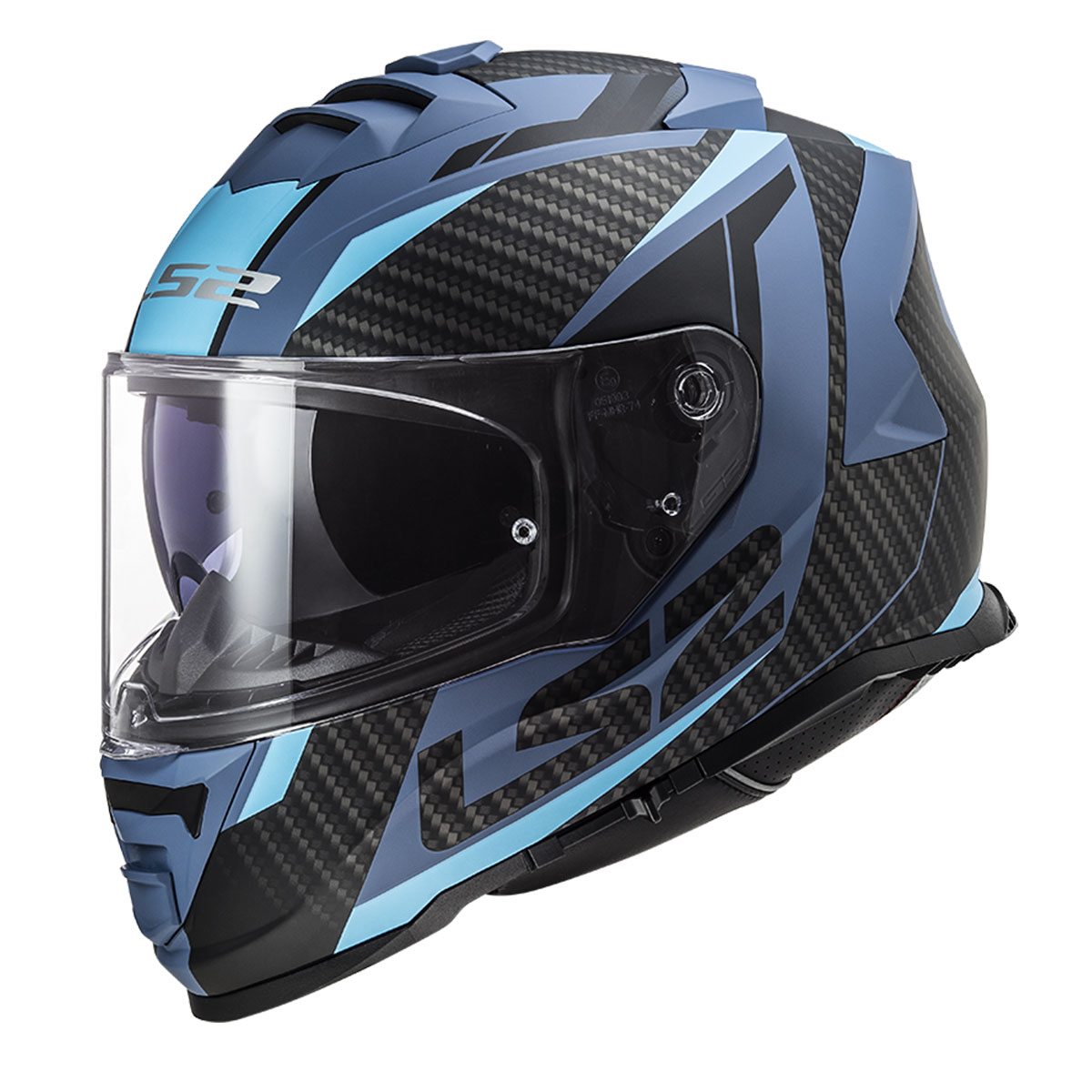 Ls2 Storm 2 Racer Mat Mavi Fullface Motosiklet Kaskı