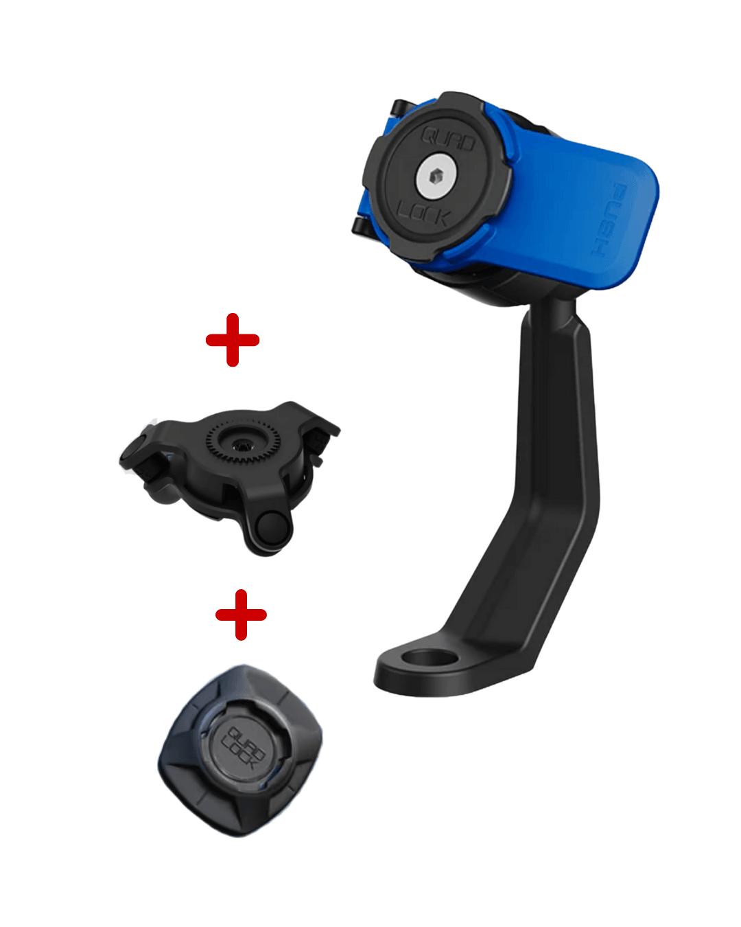 Quad Lock Ayna Dibi Bağlantılı Titreşim Önleyicili Telefon Tutucu (Mirror Stem Mount)