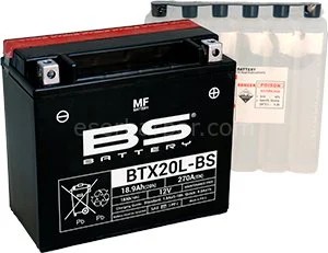 BS BATTERY MOTOSİKLET AKÜLERİ - YENİ ÜRETİM TARİHLİ - BTX20L-BS