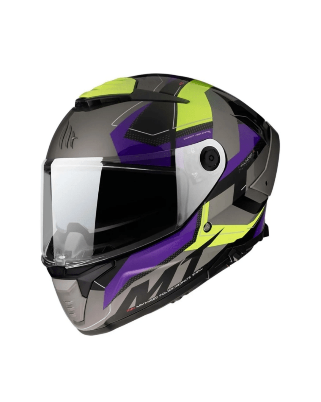 Mt Helmets Thunder 4 Sv Valiant B2 Gloss Gray Fullface Motosiklet Kaskı
