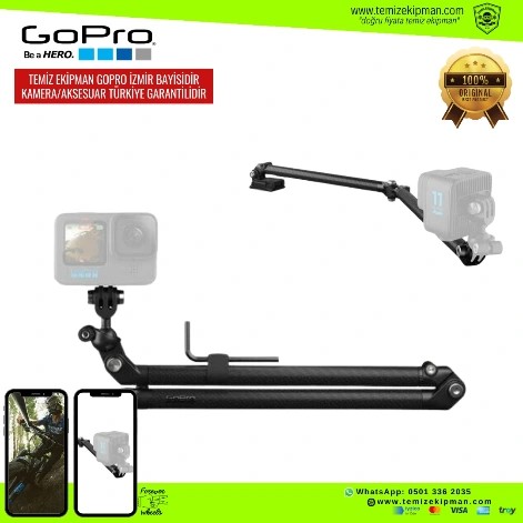 GOPRO BOOM + ADHESIVE MOUNTS BAĞLANTI PARÇALARI - GOPRO TÜRKİYE GARANTİLİ 