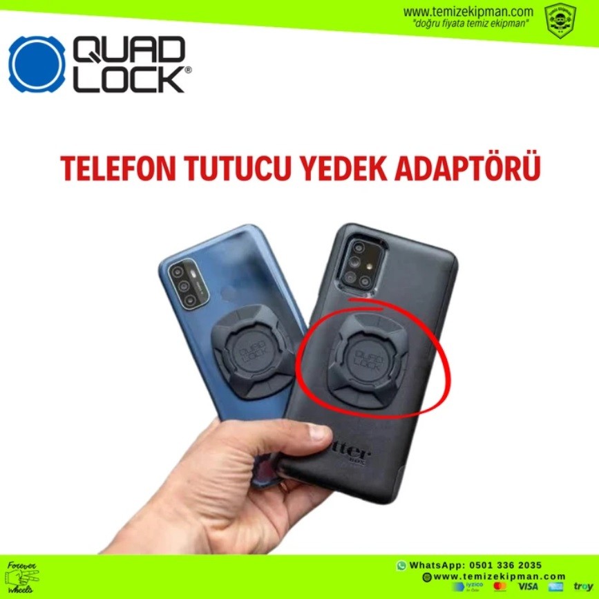 QUAD LOCK TELEFON TUTUCU İÇİN YEDEK ADAPTÖR