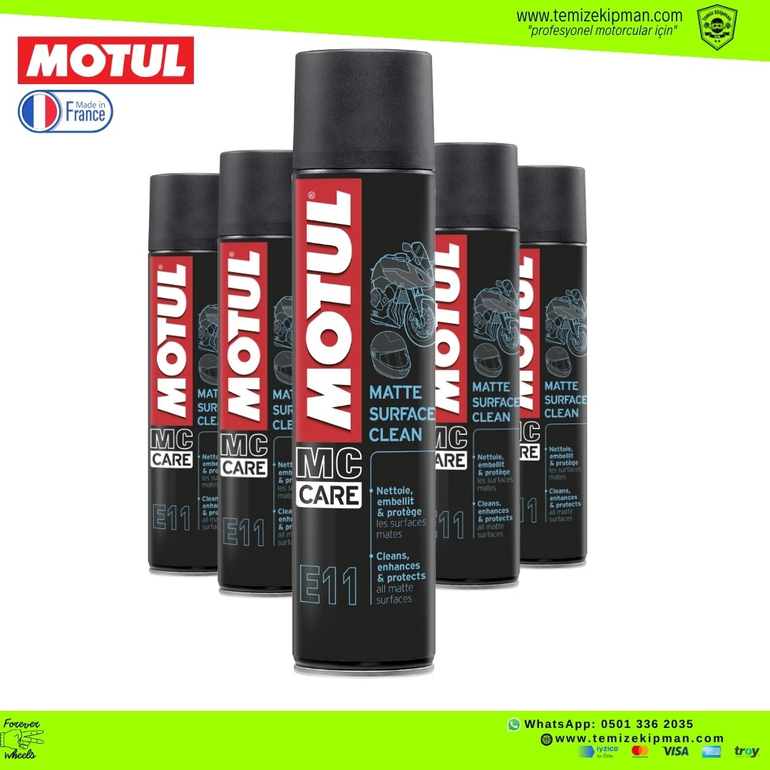 MOTUL E11 MAT VE PLASTİK CANLANDIRMA - MATTE SURFACE CLEAN