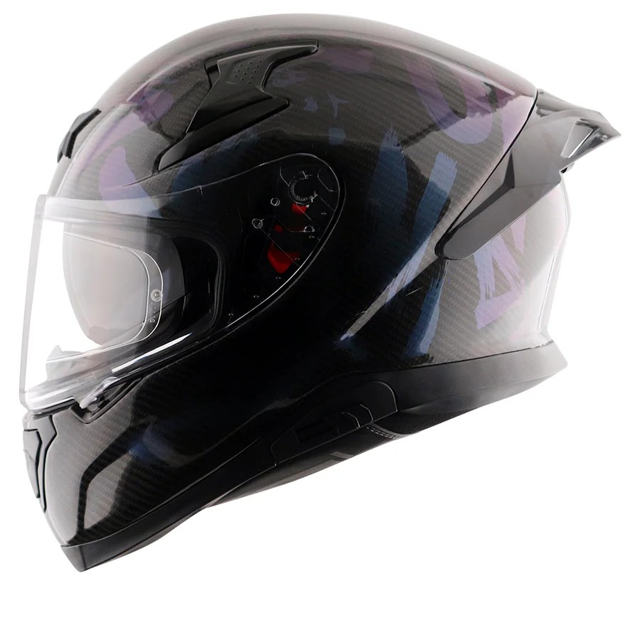 AXOR APEX GLOSSY CARBON PARLAK FULLFACE MOTOSİKLET KASKI