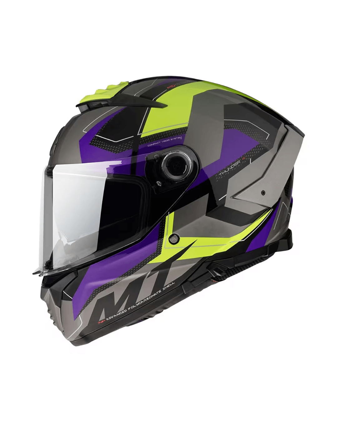 Mt Helmets Thunder 4 Sv Valiant B2 Gloss Gray Fullface Motosiklet Kaskı