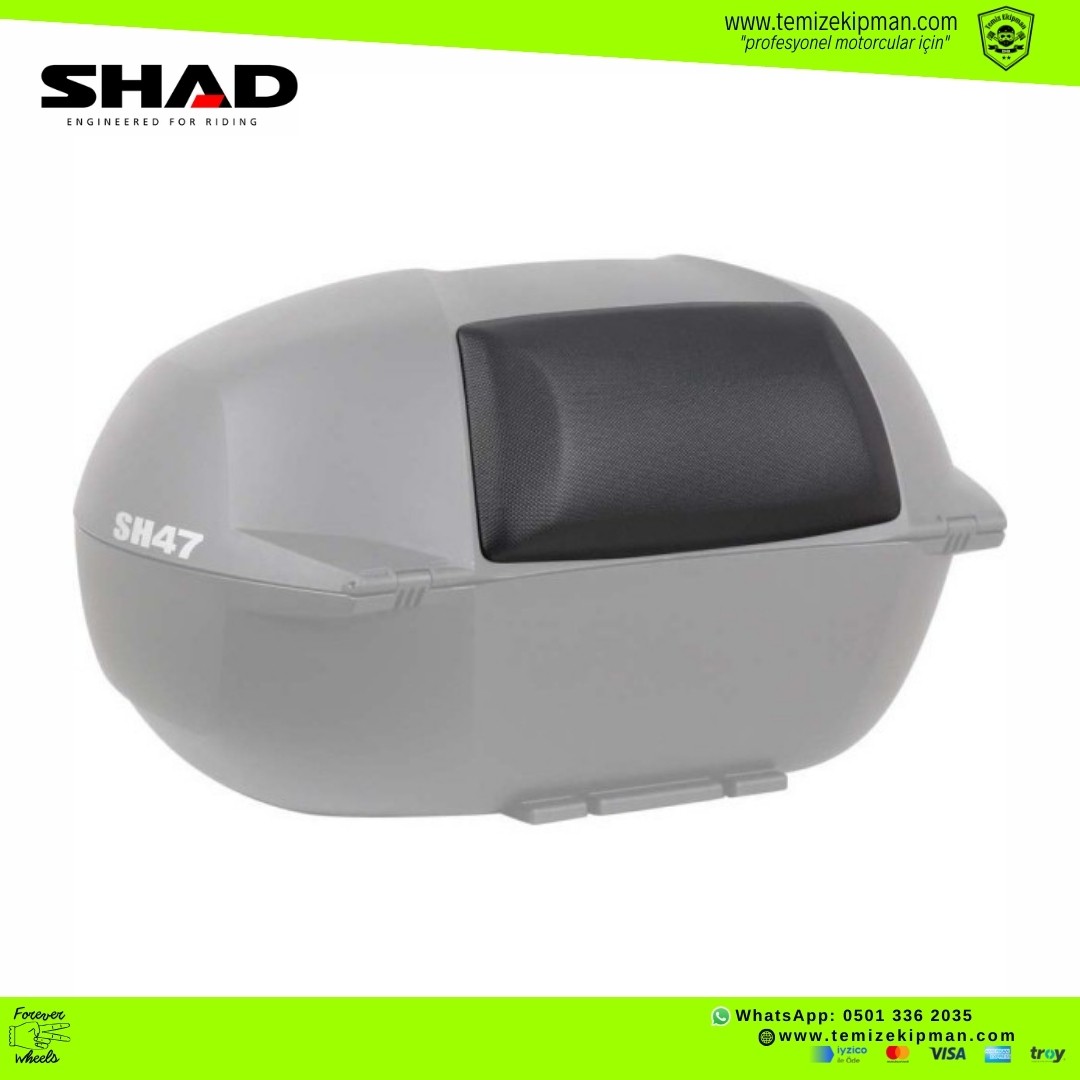 SHAD SH-47 TOPCASE SIRT DAYAMA MİNDERİ