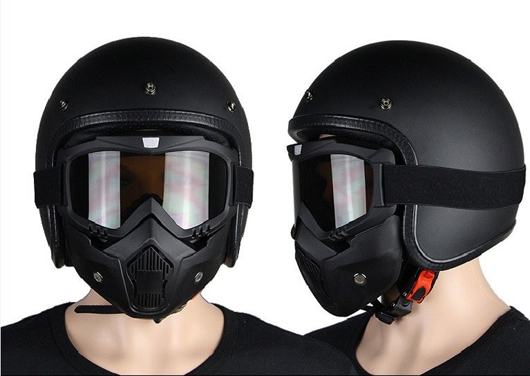 Kask Maskesi Sökülebilir Gözlük + Ağizlik
