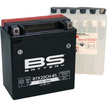 BS BATTERY MOTOSİKLET AKÜLERİ - YENİ ÜRETİM TARİHLİ - BTX20CH-BS