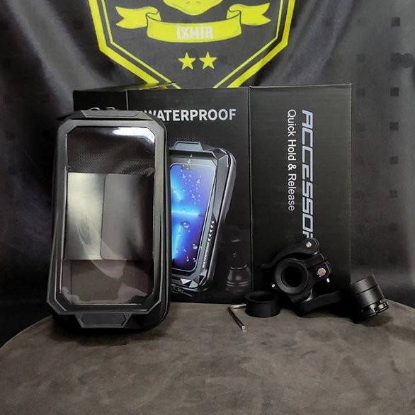 NUKROTECH M30-QD WATER RESISTANT MOTORCYCLE PHONE HOLDER